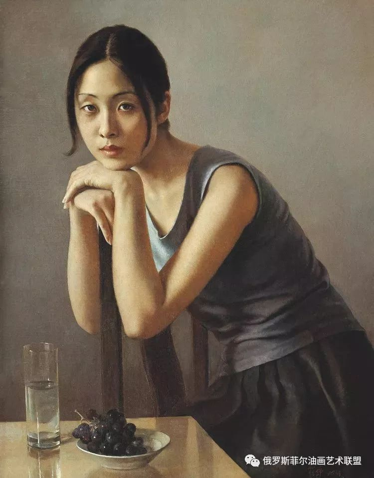 中国油画家翁伟人物油画作品欣赏 17.png