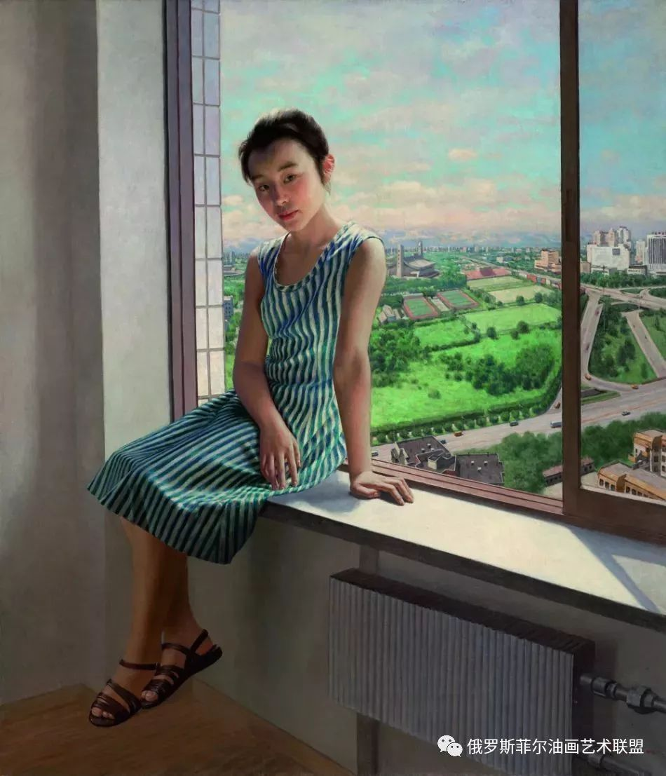 中国油画家翁伟人物油画作品欣赏 314.png