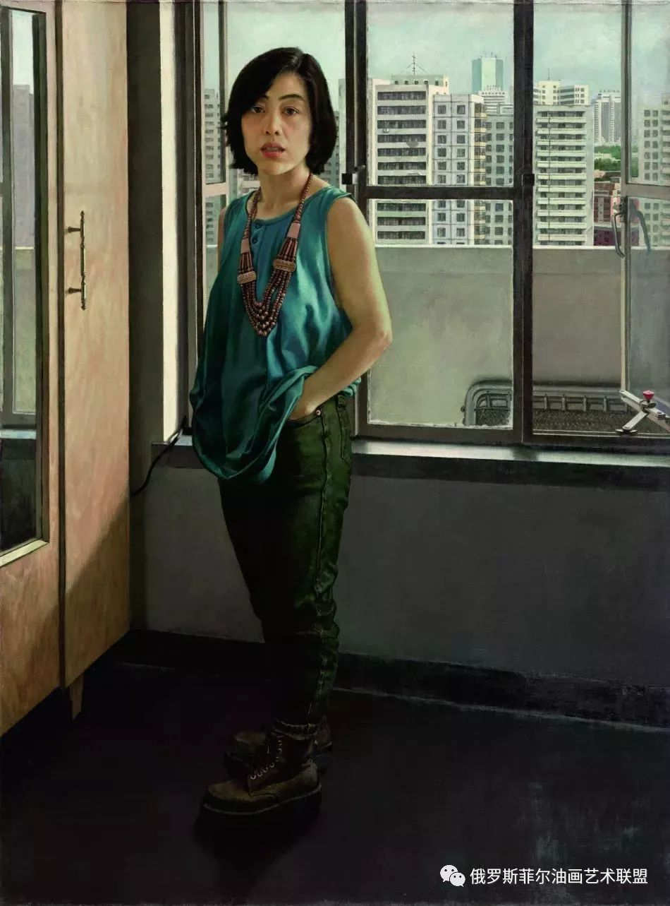 中国油画家翁伟人物油画作品欣赏 357.png