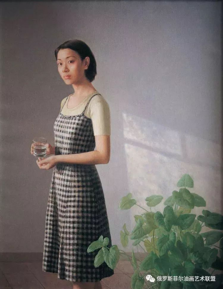 中国油画家翁伟人物油画作品欣赏 420.png